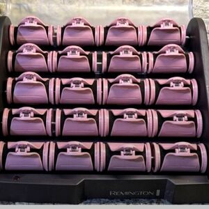 Remington T/Studio Collection 20 Hot Rollers H-2050 Flocked Clip Hair Curlers